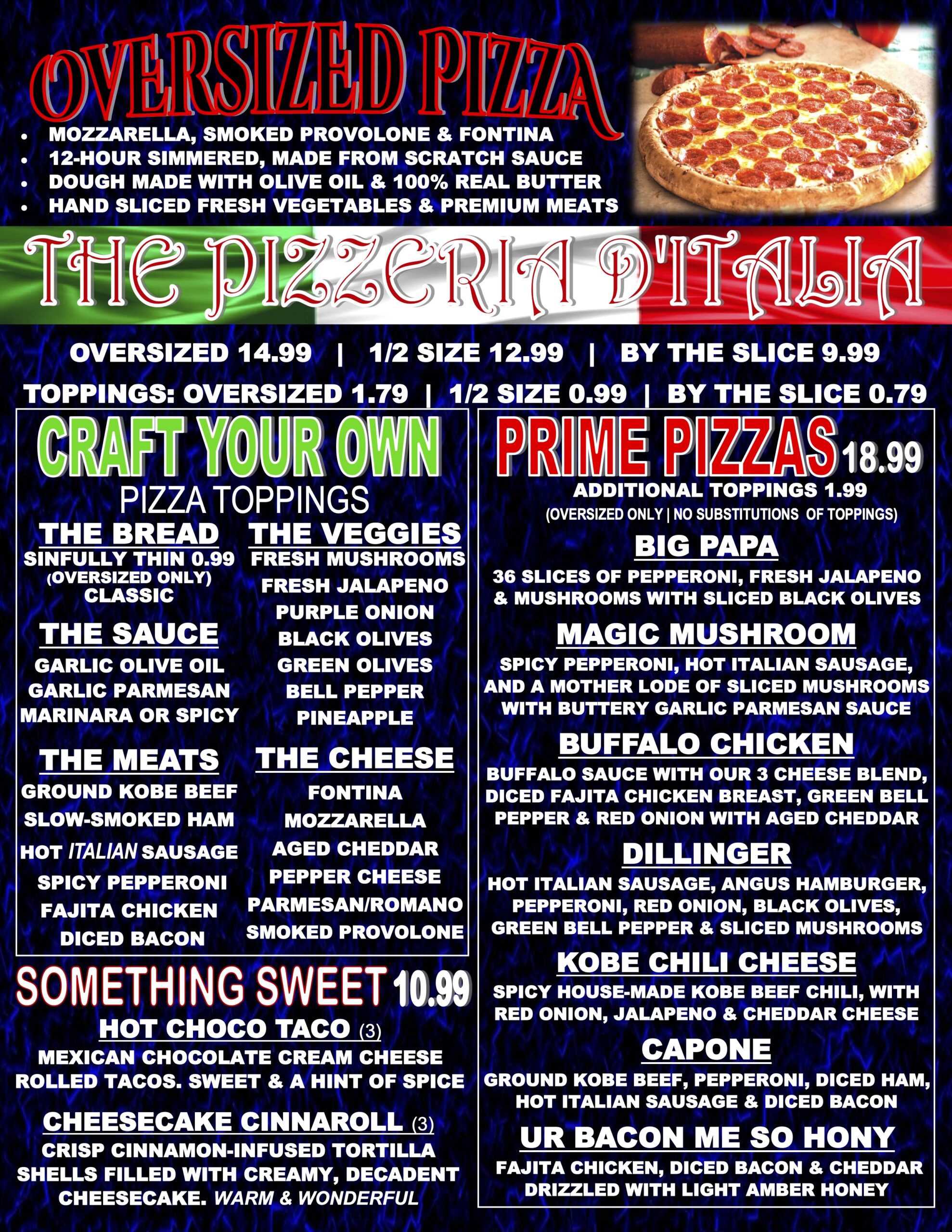 sts pizza menu page 1